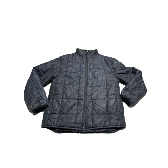 Women's Black Quilted Winter Coat Size Medium - Picture 3 of 8